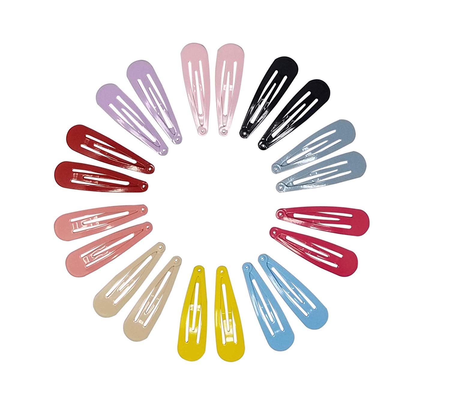 Chronex Pack of 36 Multicolor/Designs/Printed Tic Tac Hair Clips for Women's