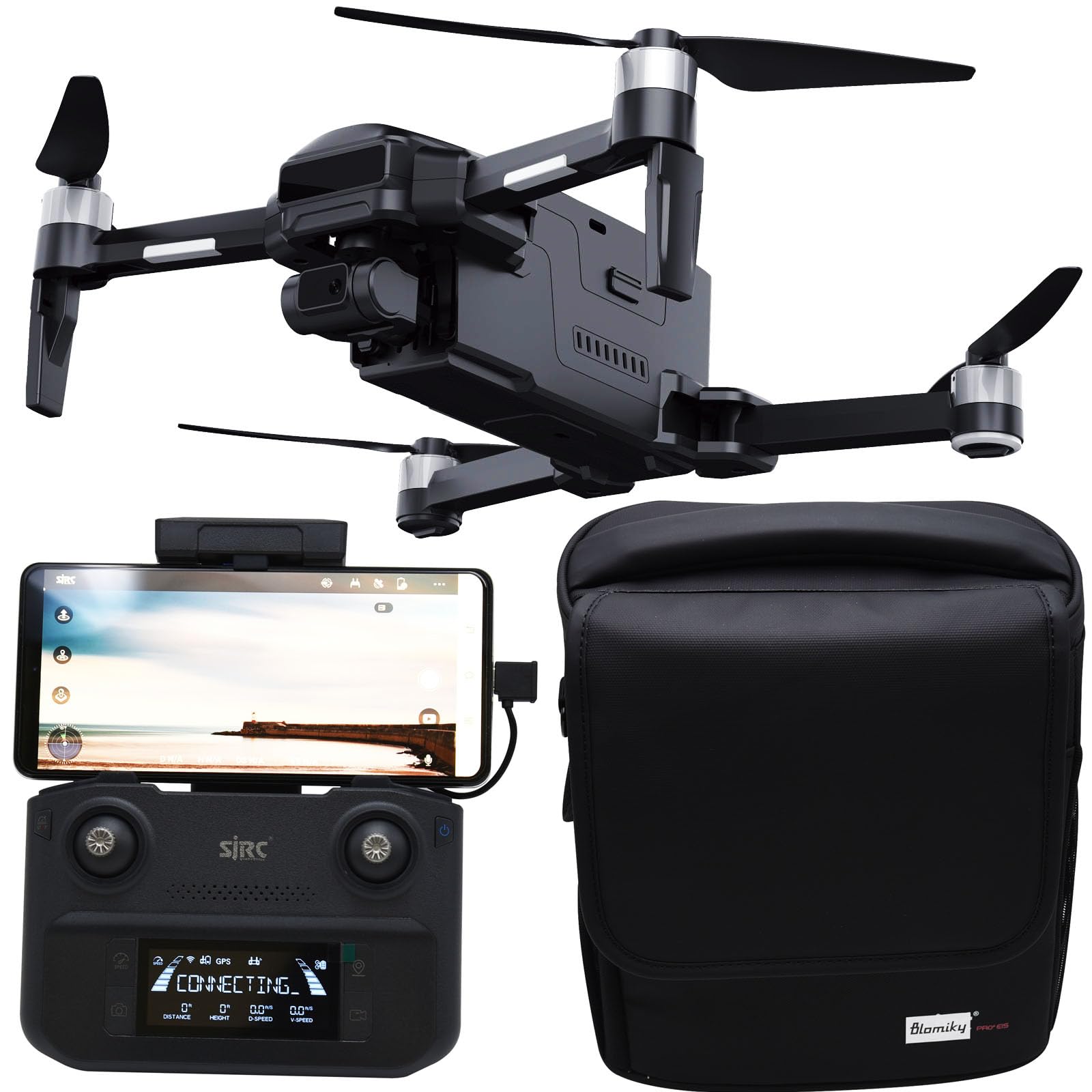 Blomiky F22 S3 Pro 3 Axis Gimbal 8K Camera 4K 30fps Video 6KM FPV 40 Minutes Flight Time Professional RC Quadcopter Drone with Beginner Mode