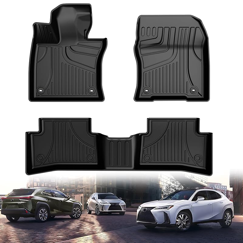 Kit de Tapetes Internos para Lexus UX 2019–2026 IKABEVEM, TPE, Compatível com UX300h, UX250h e UX200, 4 peças