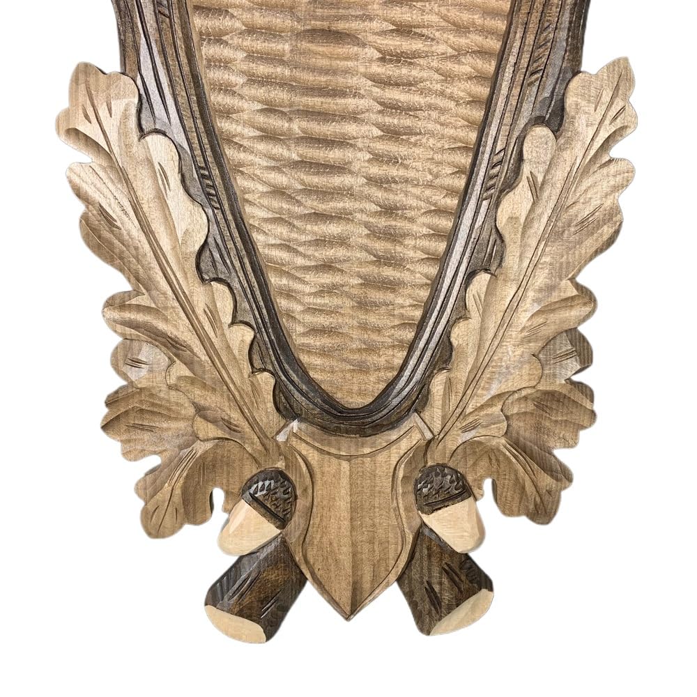 Hi Life Living Nature Scudo di Legno per Trofeo Daino. Pannello. Corna. Caccia. 43x22cm 231402