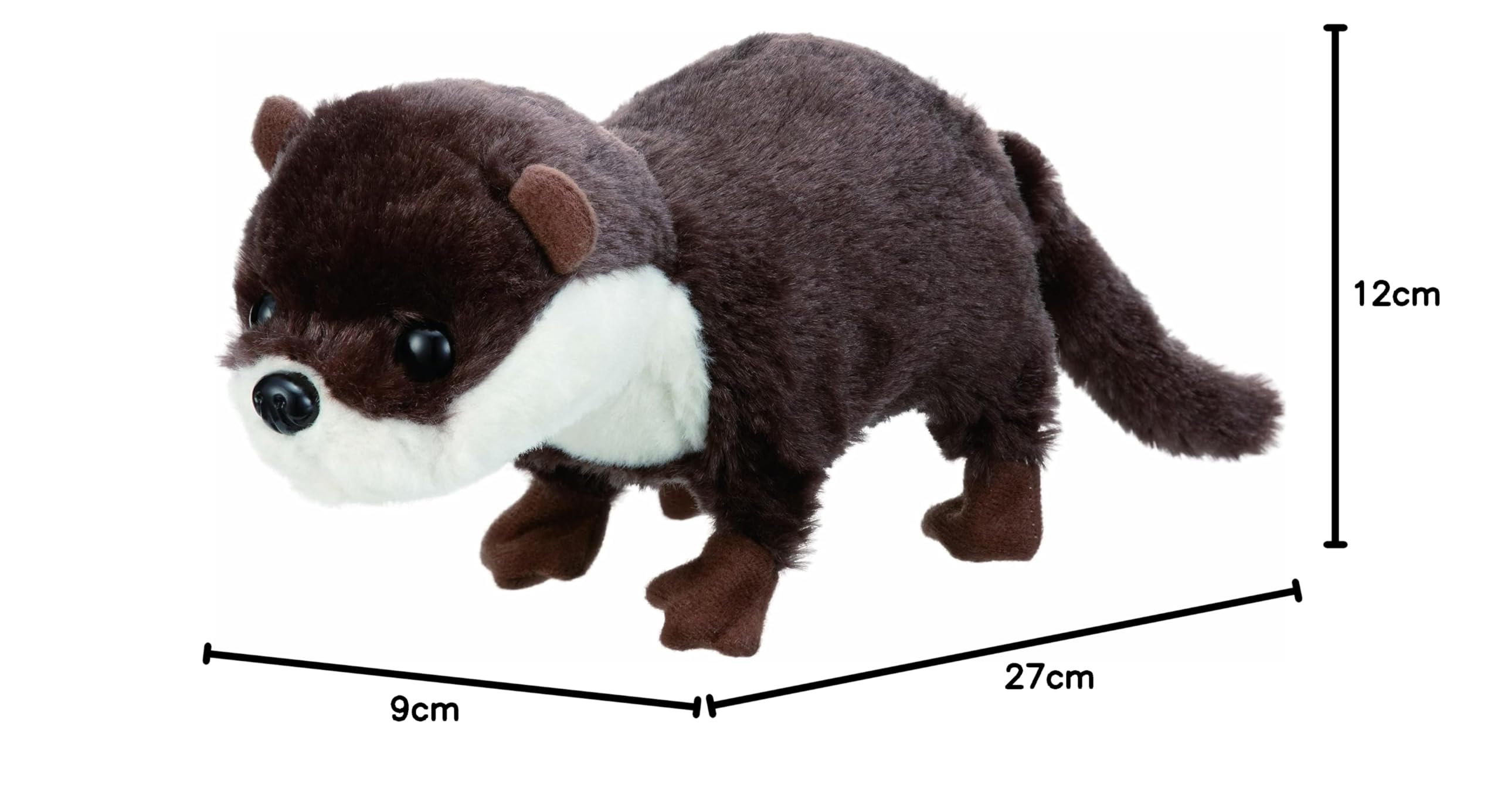Amazon.co.jp: Iwaya 3239-1 Otter Kotsume-chan Battery Powered