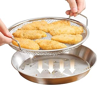 Multi-Purpose Stainless Steel Oil Filter Tray – Perfect for Deep Frying