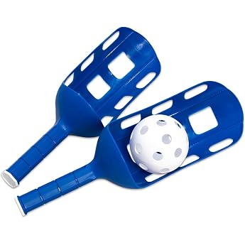 Betzold Scoop Kickback Game for 2 Players | Bat &amp; Ball Set