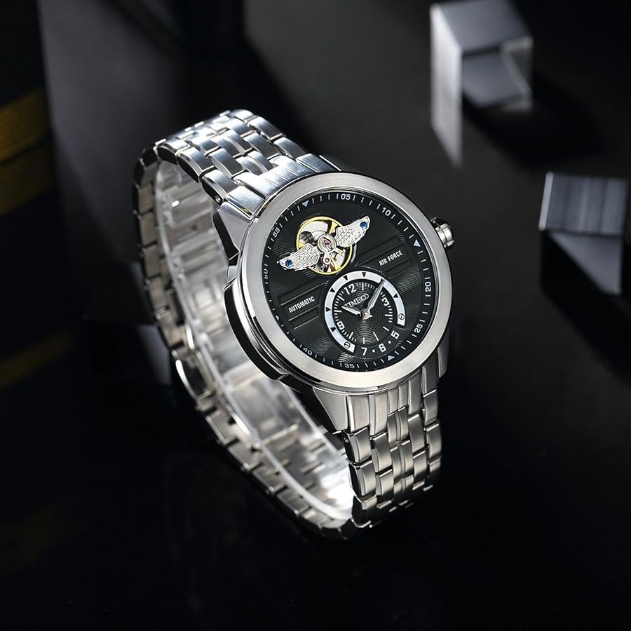 自動巻き腕時計 Amazon.co.jp: Time100 空軍腕時計 自動巻き 腕時計 メンズ