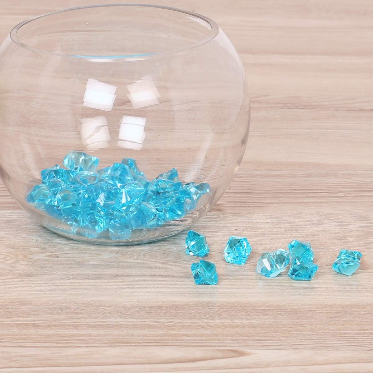 Home Centre Splendid Redolence Ocean Blue Acrylic Pebbles - Blue