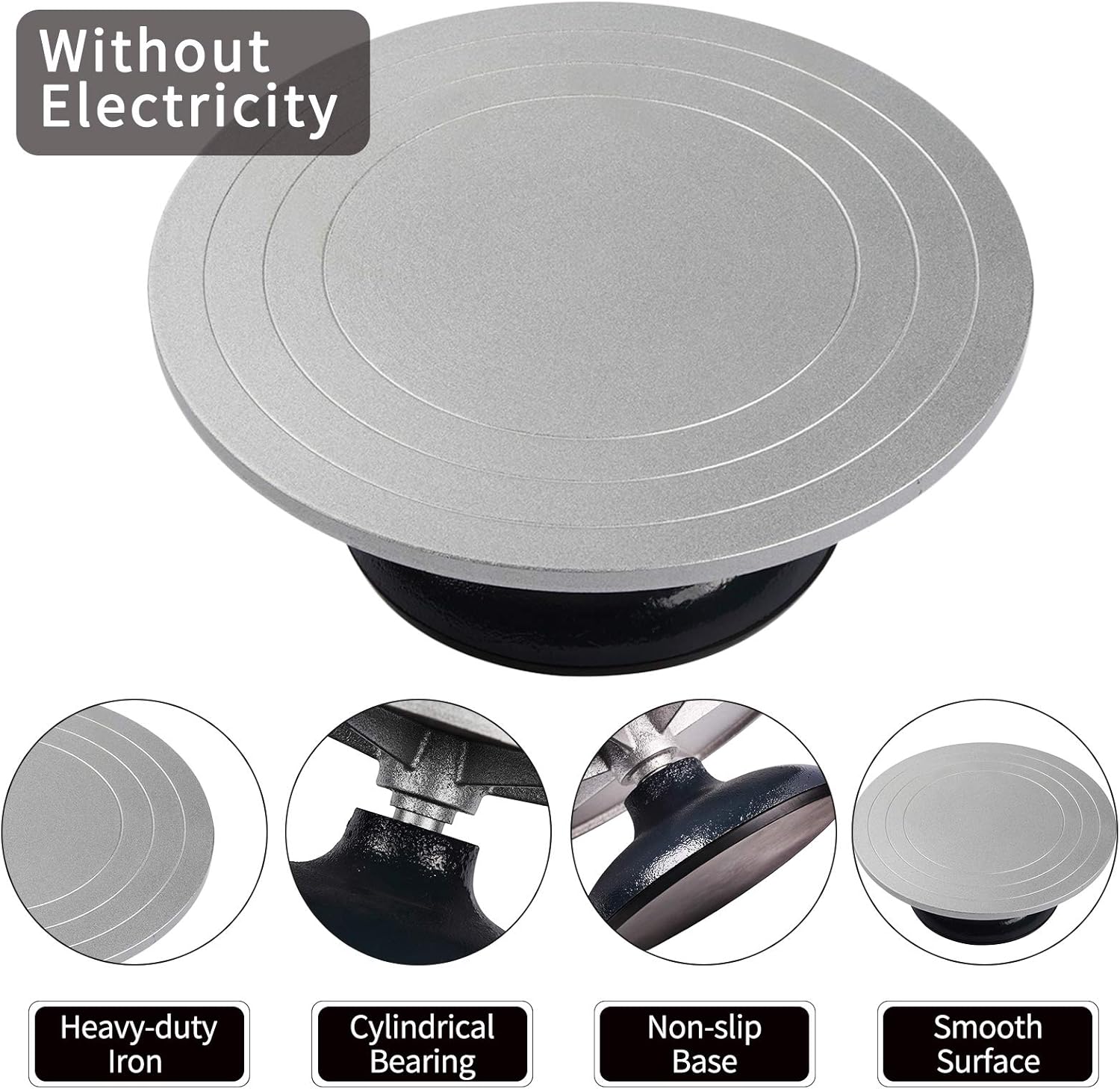 Falling in Art Heavy Duty Metal Pottery Decorating Banding Wheel, 12 Inches Diameter : Arts, Crafts & Sewing