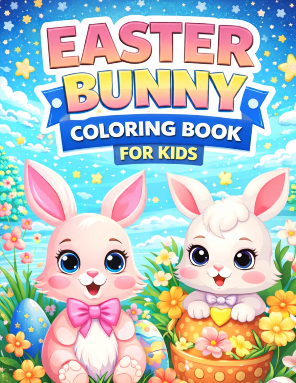 Cute Easter Funny Bunny Coloring Book for Kids Ages 4–8: Adorable Easter Bunnies, Cute Animals & Easy Coloring Pages for Toddlers and Kids (Super Fun Kids Coloring Series)