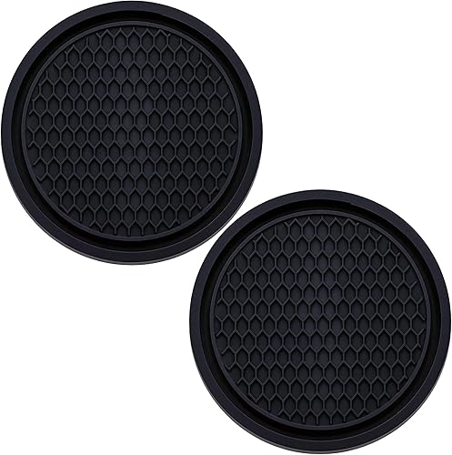 2 posavasos para automóvil, portavasos universales antideslizantes para automóvil, 2.75 pulgadas, accesorios universales antideslizantes para el