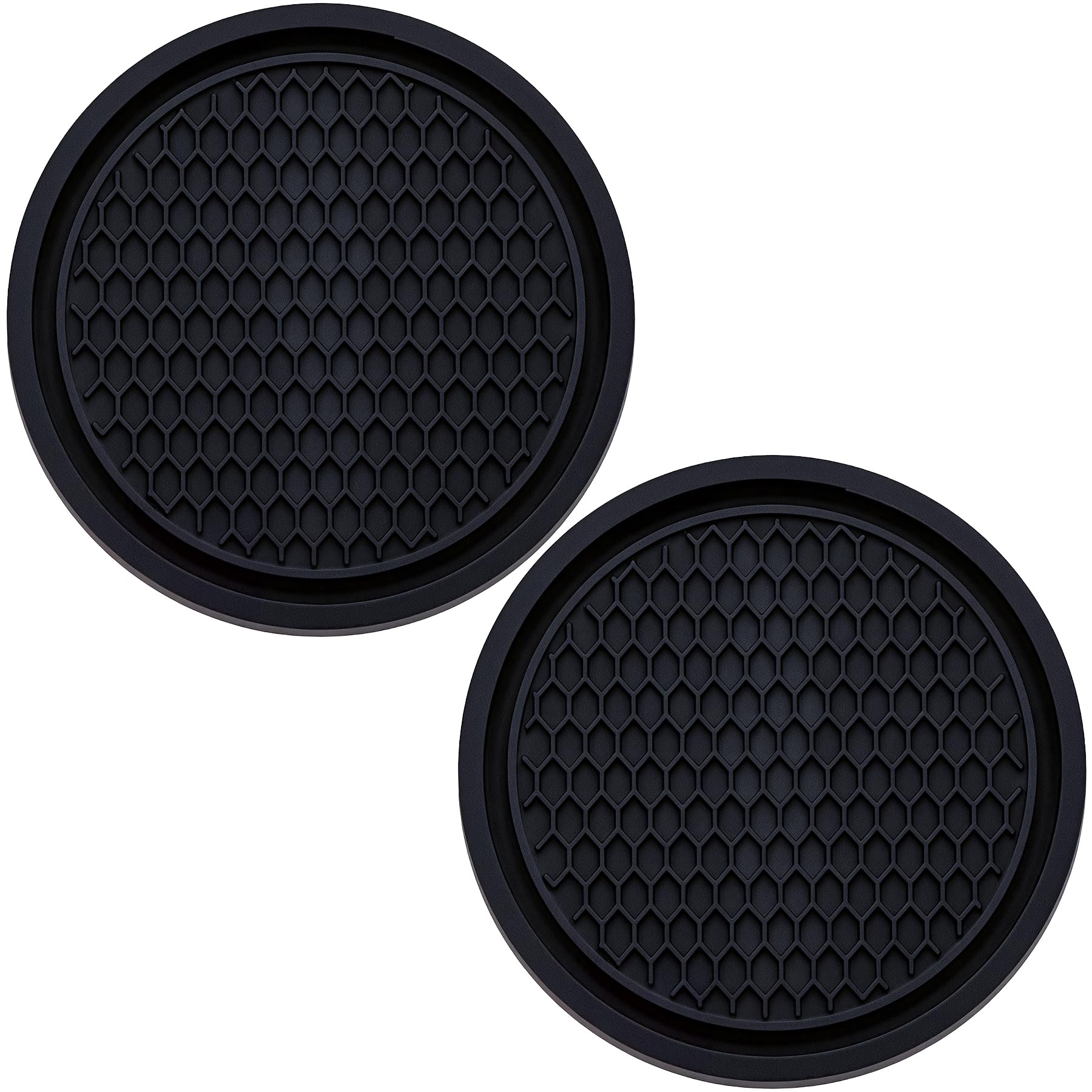 2 posavasos para automóvil, portavasos universales antideslizantes para automóvil, 2.75 pulgadas, accesorios universales antidesli