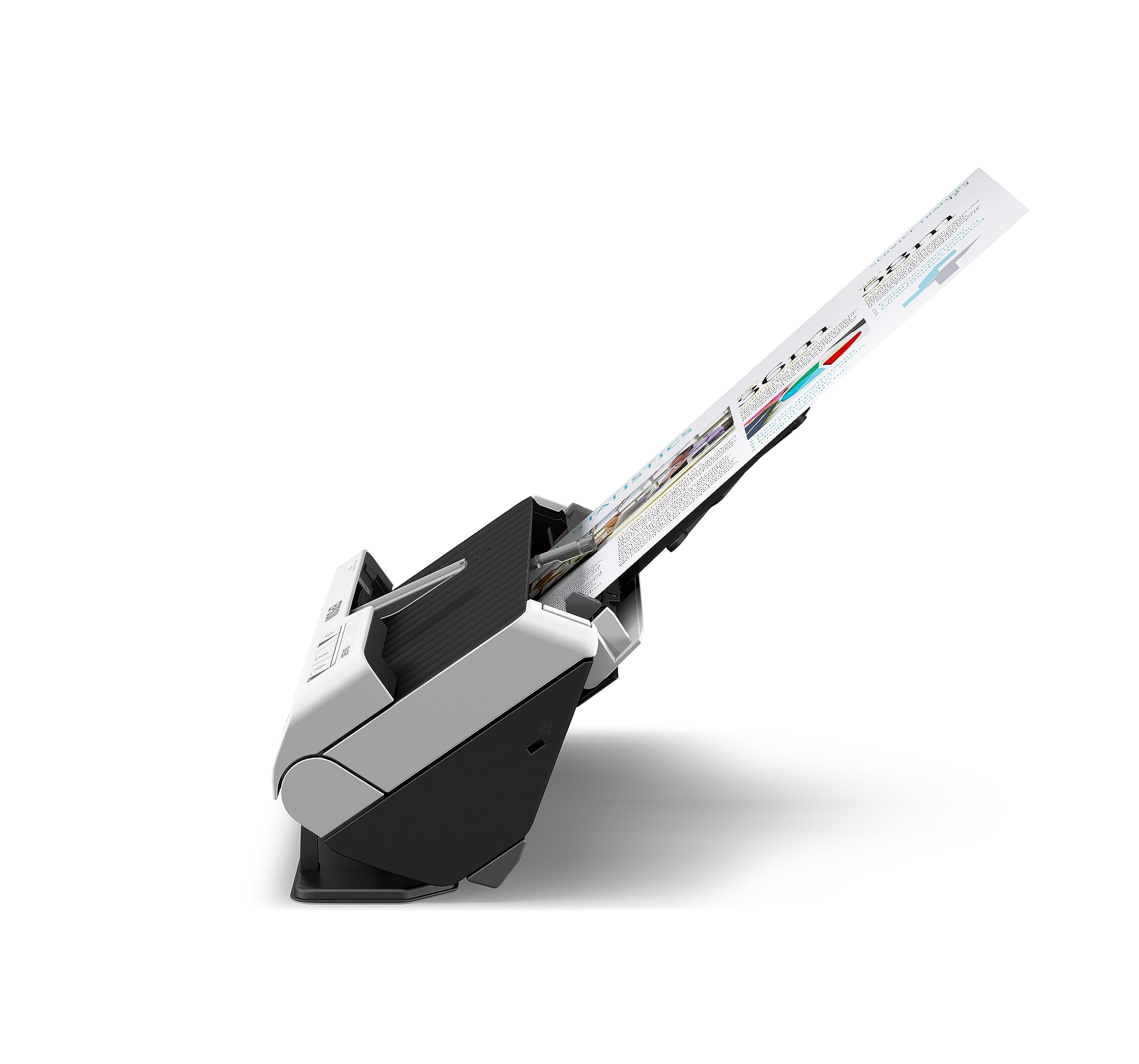 Epson DS-C330, Escáner Vertical de Documentos A4, USB, Alimentador Automático de Documentos, escaneado Doble Cara (dúplex), Color Blanco