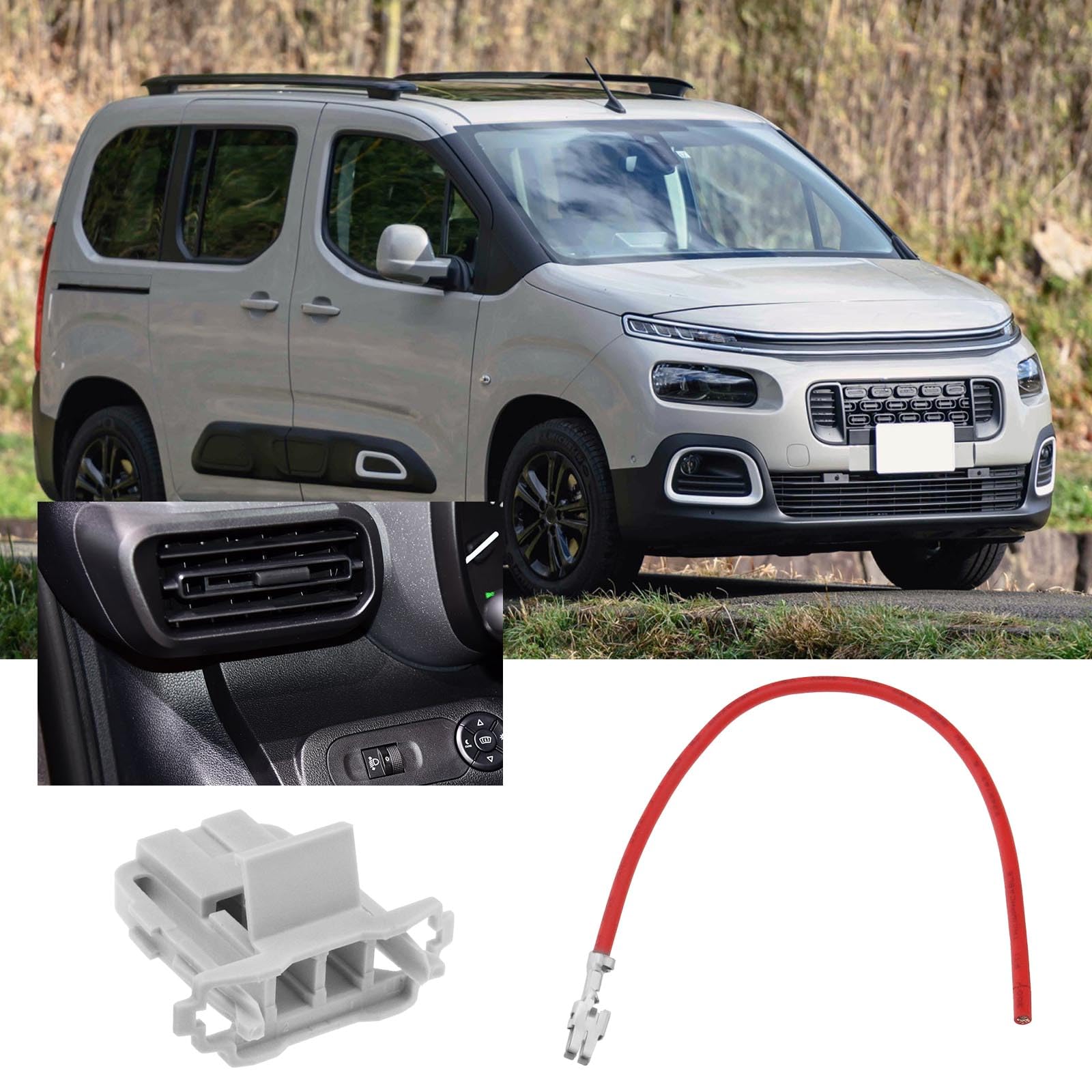 Zestaw naprawczy wiązki rezystora kompatybilny z ALFA Mito(2008+) Citroen Berlingo (2008+), C3 Picasso, C4 Picasso, Jumpy(2007+) Fiat Doblo Grande Punto (2010+)