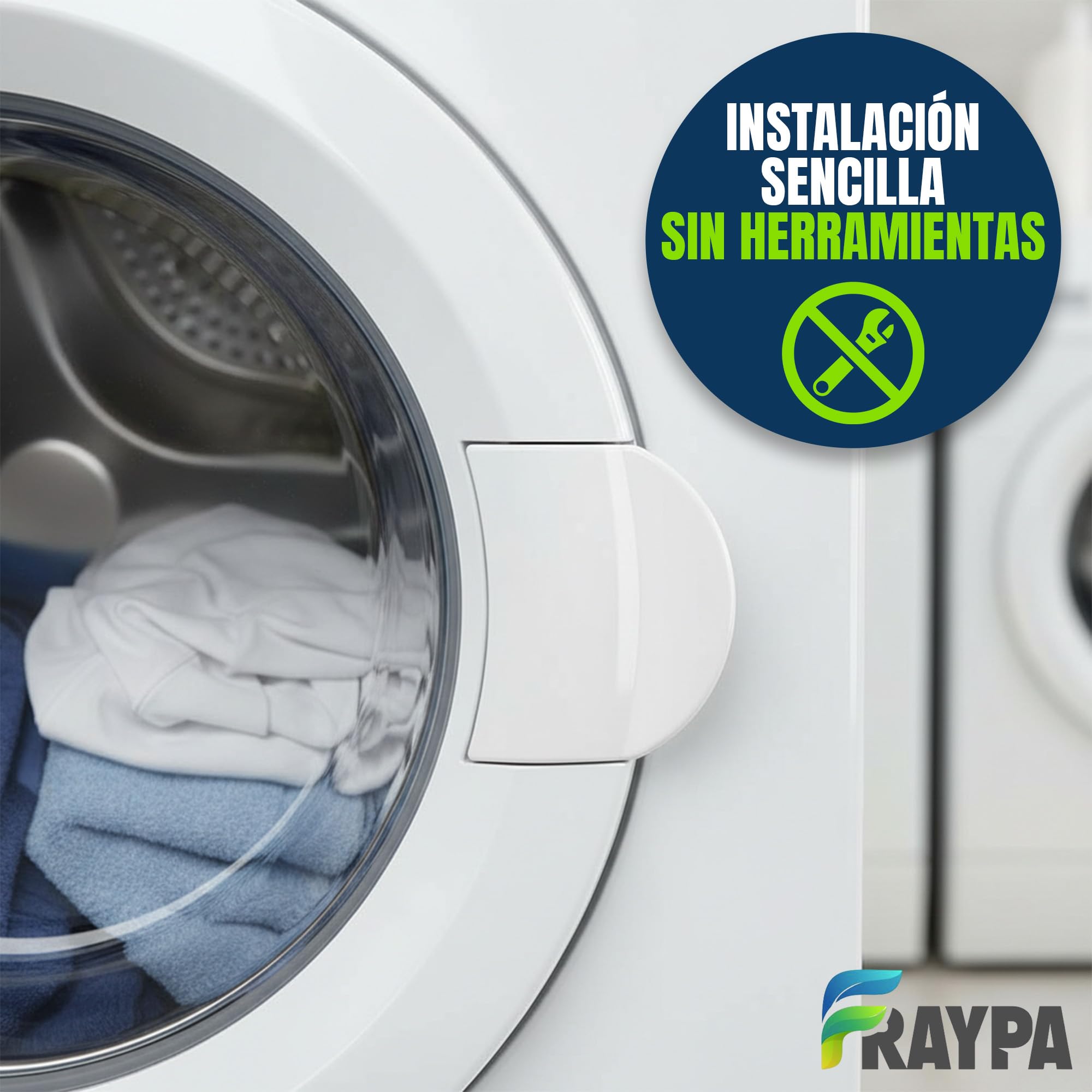 FRAYPA® Cierre Puerta Lavadora Compatible Con Bosch, Balay, Lynx - Código 00483087 - Recambio Puerta Lavadora Resistente De Fácil Insatalación - Cierre Seguro - Alta durabilidad - Ajuste Preciso. — view 6
