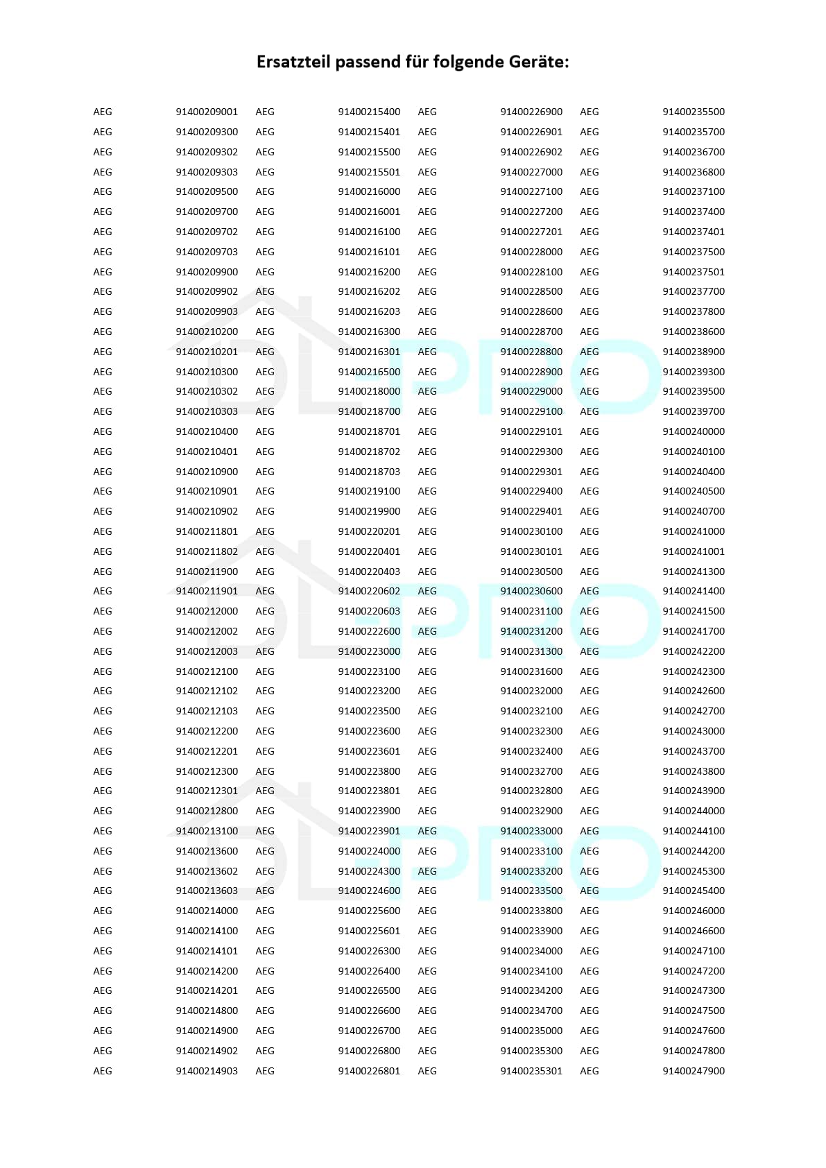 DL-pro Pasek Klinowy EL 1200 J6 do AEG Electrolux Zanussi 1240210102 124021010 1200J6 EL 1200PJ6EL 1200PJ6MAEL Megadyne Napędowy Żebrowy Bębnowy do Pralko-Suszarki