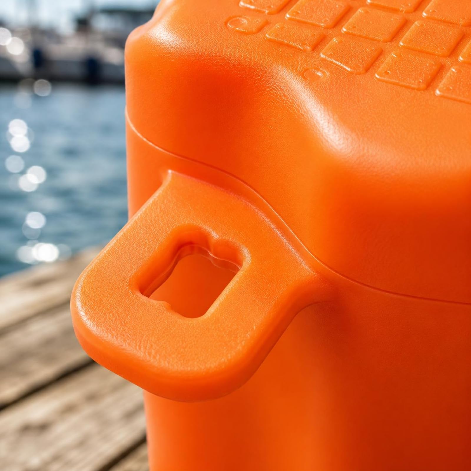 Molo Galleggiante Modulo Galleggiante Cubo Piattaforma Pontile in HDPE Struttura Modulabile con Attacchi Integrati Superficie Antiscivolo Durata