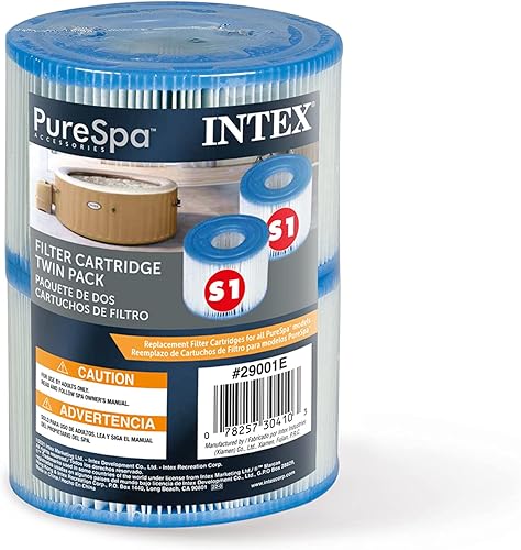 Miniatura 3 de Intex 29011E PureSpa Tipo S1 Cartucho de Filtro de Repuesto de Papel Dacron Heavy Duty Easy Set para Bañera de Hidromasaje Spa para Varios Modelos
