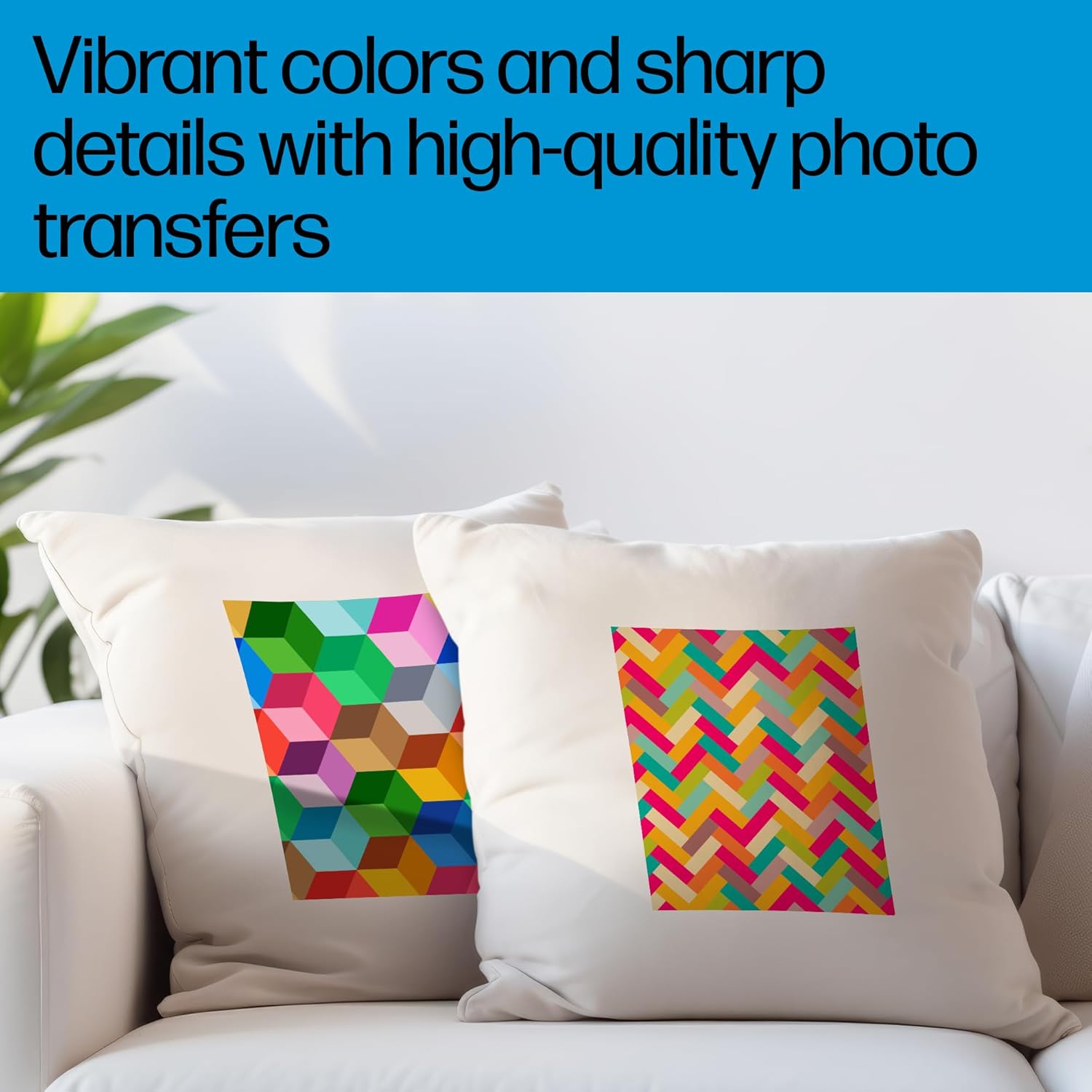HP Iron-On Transfers for Light Fabric, 8.5 x 11 in. (216 x 279 mm), 20 sheets
