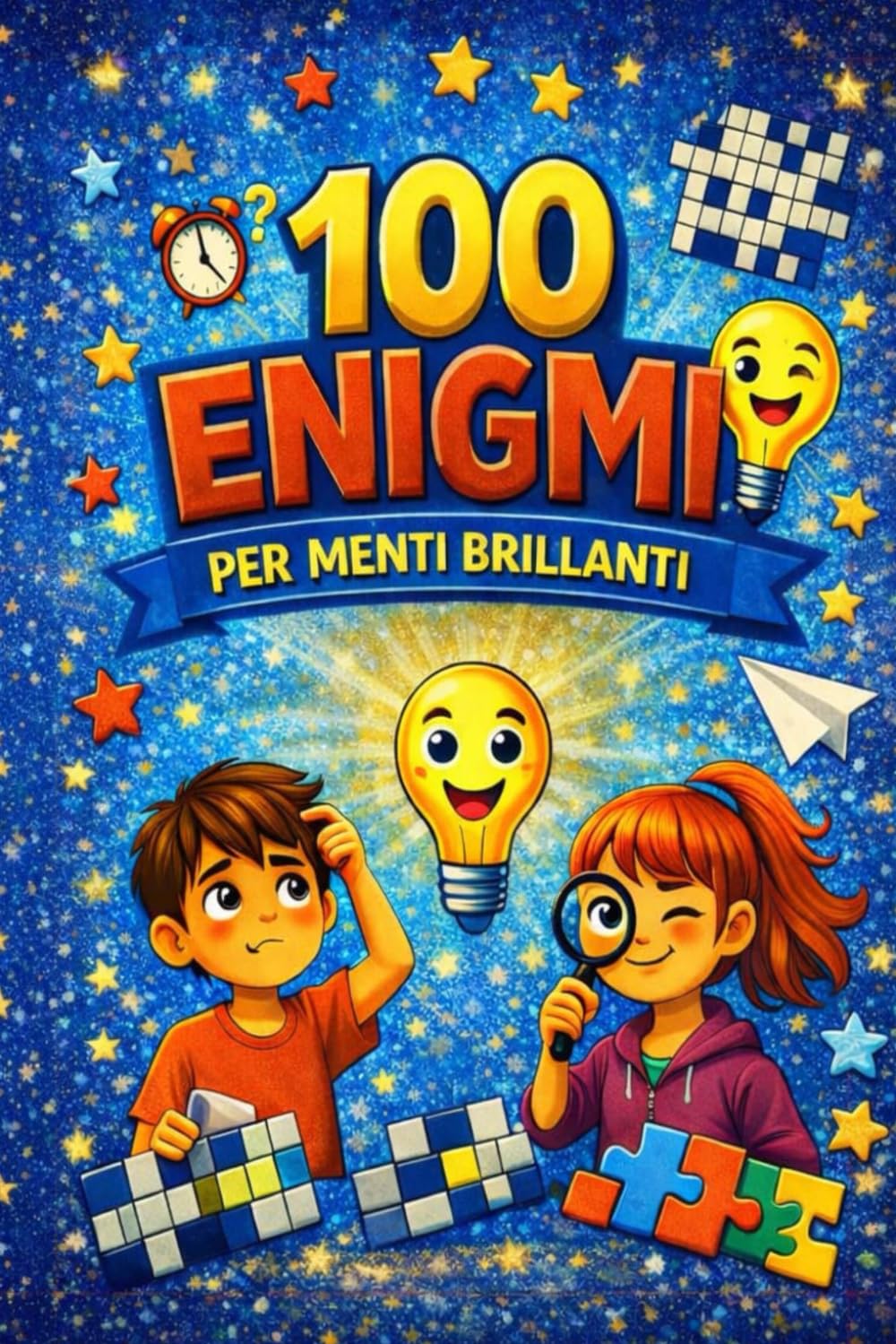 100 Enigmi per menti brillanti: Giochi di logica, attenzione e intelligenza per bambini 8-10 anni