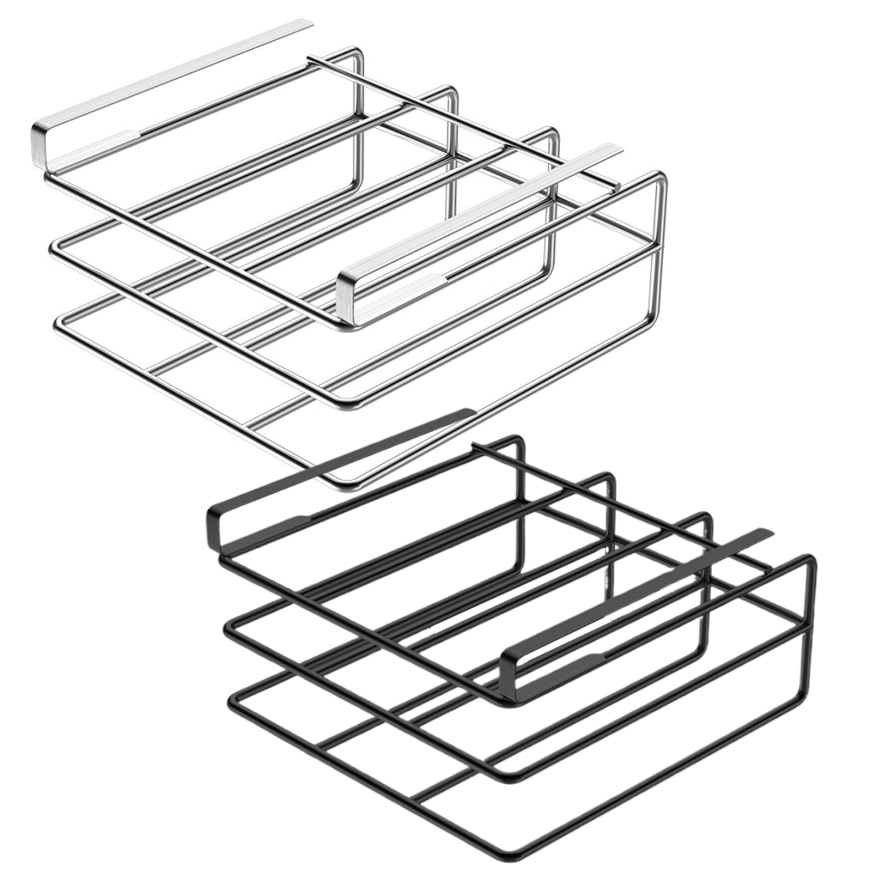 Stockage de la planche à découper 10.4x11.8x2.4 '' '' panneaux de coupe en métal Économie d'espace d'organisateur sous le porte-panneaux de hachage d'étagère