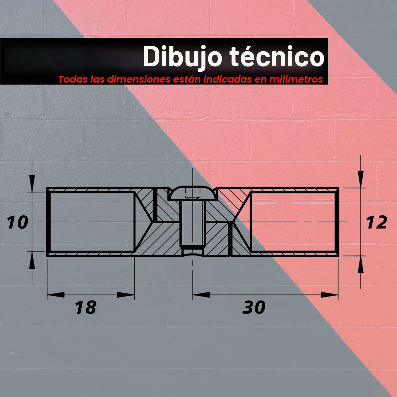 PRIOstahl - Conector flexible con barra de llenado articulada (4 conectores ajustables de 10 mm, acero inoxidable V2A, para barra, barra redonda, barandilla de escalera, construcción de barandilla