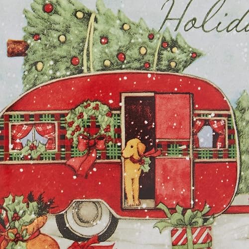 Miniatura 7 de Certified International Home for Christmas - Plato de canapé de 6 pulgadas, juego de 4 diseños surtidos, talla única, multicolor.,