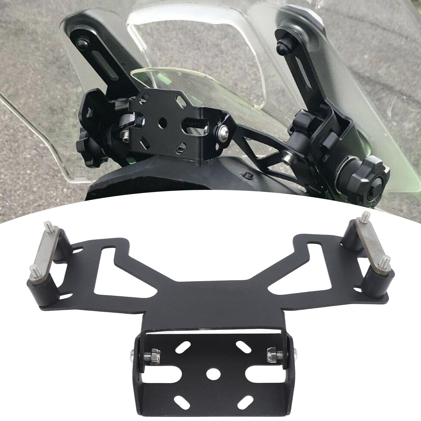 Reemplazo del Soporte de Montaje del Teléfono 2PCS para 1000 2019-2023, Aleación de Aluminio de Gran Resistencia, Soporte de Navegación GPS para Motocicleta Soporte de
