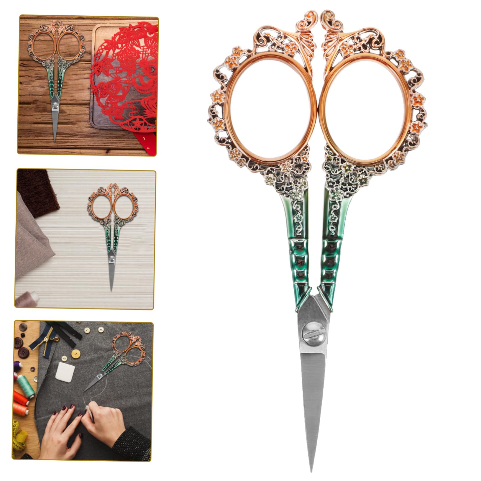 OSALADI 4 Pezzi Plum blossom taglio sarto cucire forniture per ricami ricamo mestiere Acciaio inossidabile