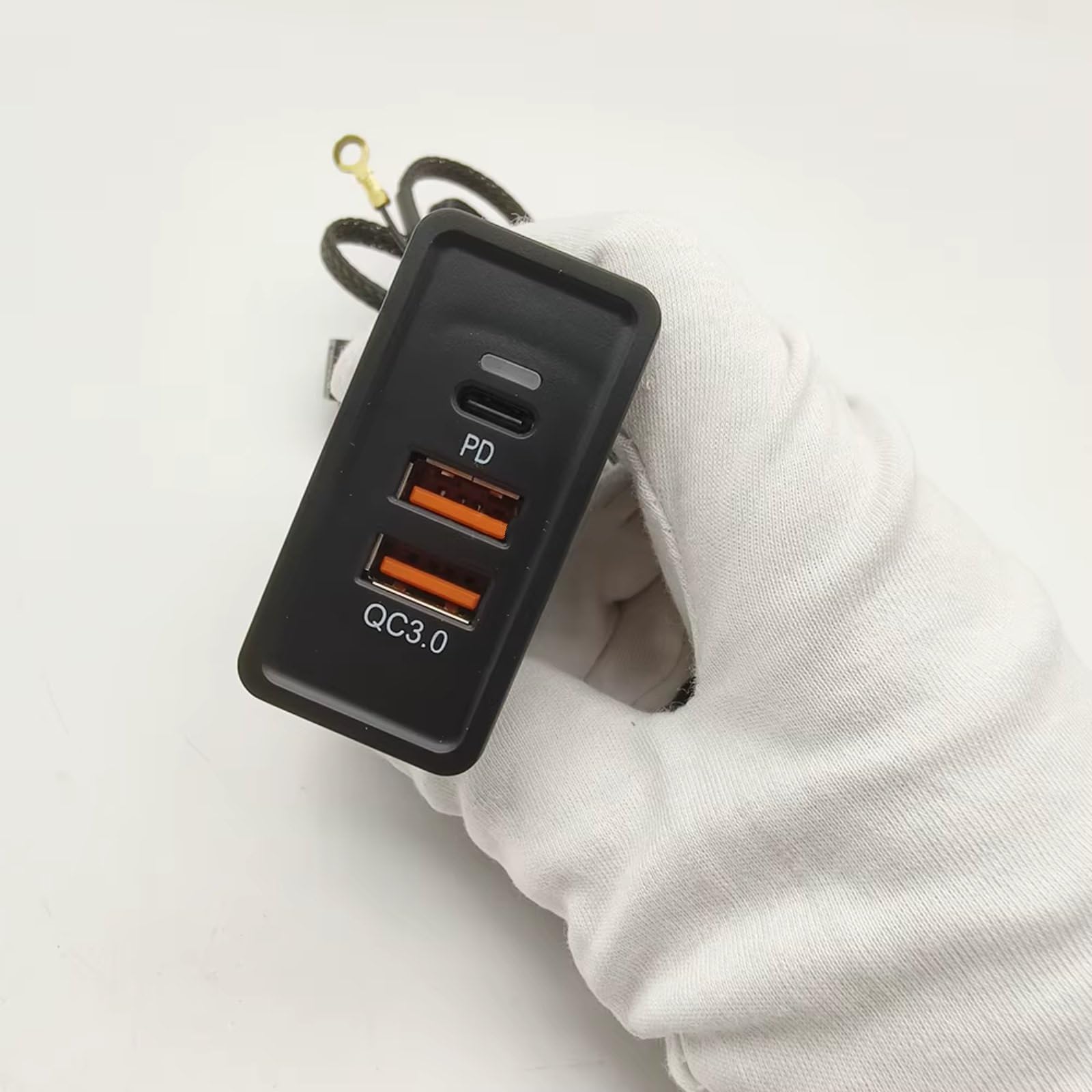 Compatibile Con Per Golf 7 Per Passat Per Jetta Doppia USB QC3.0 Ad Alta Velocità Modulo Caricabatterie Sostituzione Impermeabile 12V 24V Presa USB