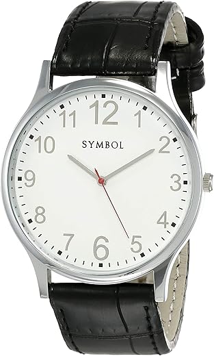 Amazon Brand – Symbol Analog Men’s White Dial Watch AZ-SYG29-D