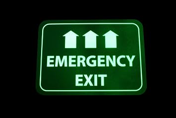 Floor Sign- Emergency Exit