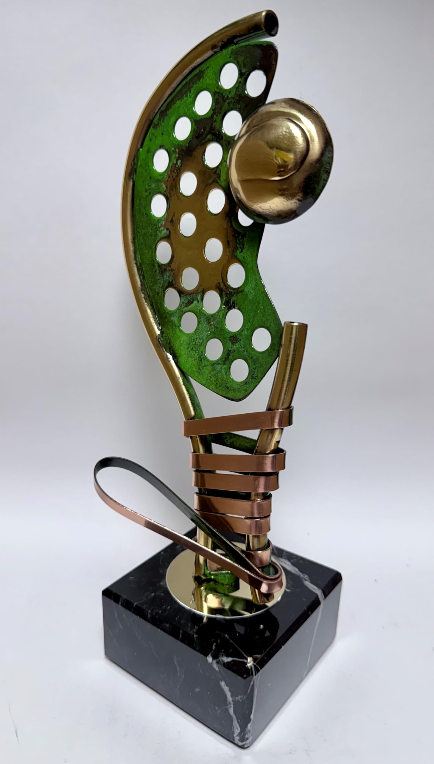 Premios Pádel GRABADOS trofeo PERSONALIZADO de cobre y zinc Pala con pelota