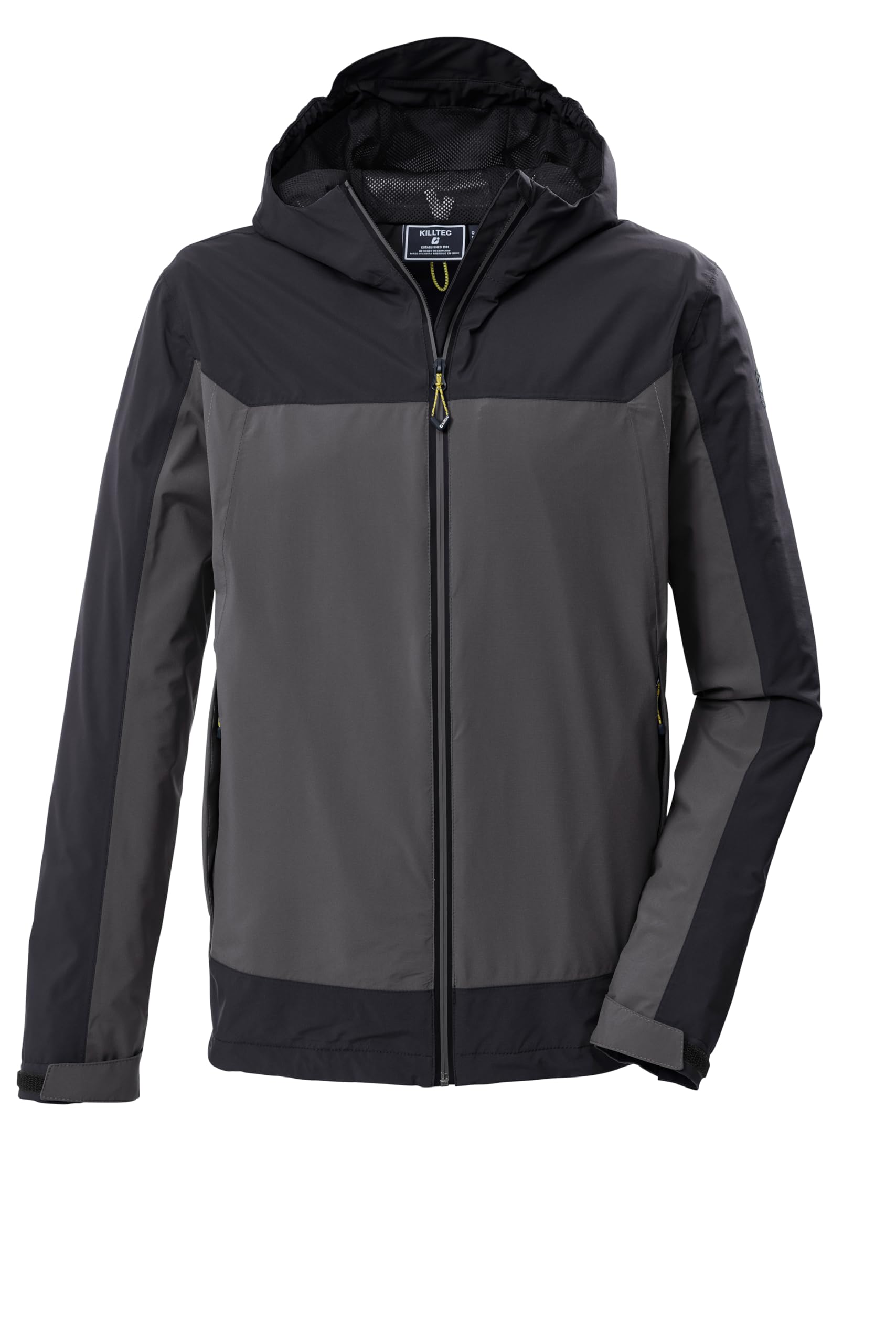 killtec Herren Funktionsjacke/Outdoorjacke mit Kapuze KOS 40 MN JCKT, anthrazit, L, 43999-000