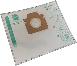 4 x Hoover H88 Genuine Microfibre Dust Bags for Hoover H88 Vacuum Cleaners - Pure EPA - Odour Proof Extra Filtration Compatible with Hoover H-ENERGY 500