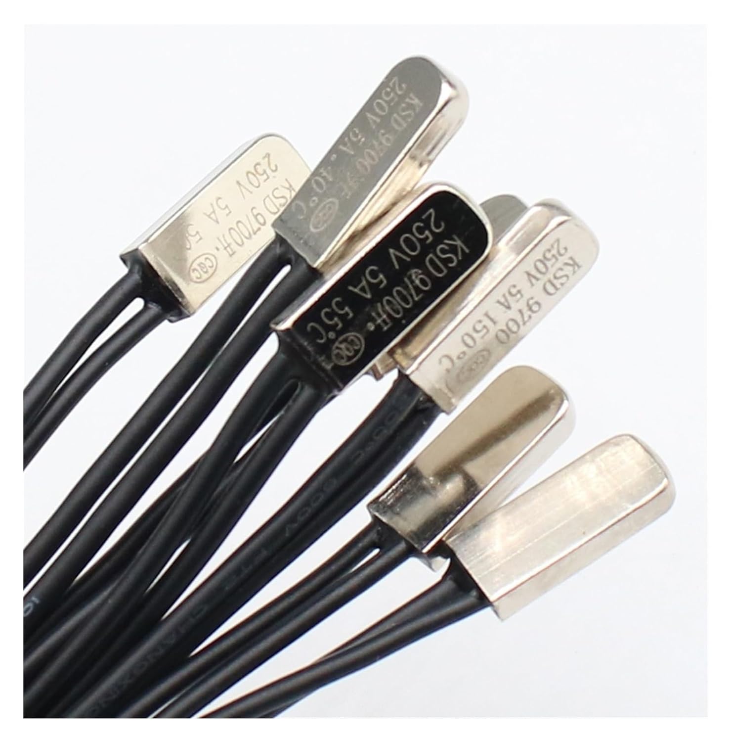 KSD9700 5A 250V 15C 35C 40C 55C 60C 75C 80C 85C 90C 95C 100C 155C NO NC Thermostat Thermal Protector Fuse Temperature Switch (Color : 105C, Size : 1PCS_Normal Open)