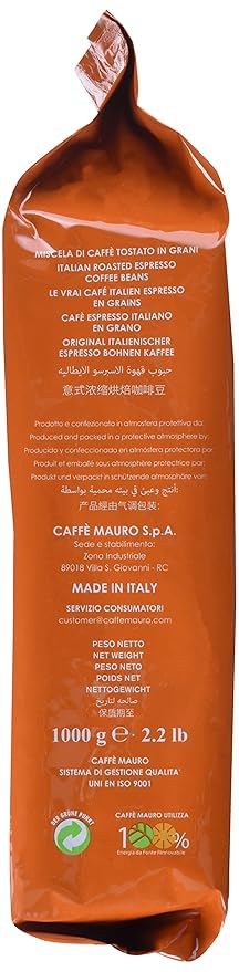 Mauro De Luxe Café en Grano Tostado 2.2 lb miniatura 3