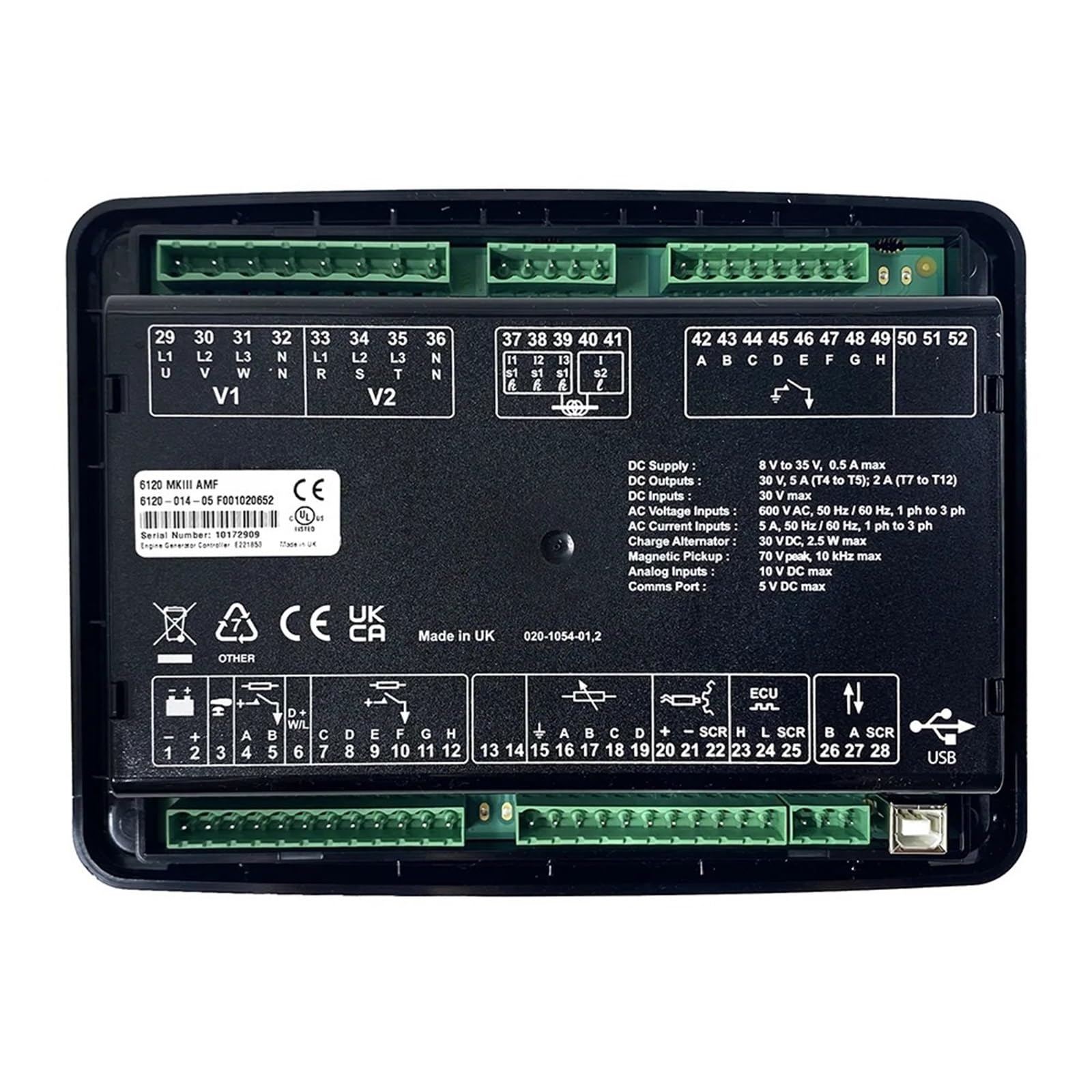 Jdilfunu Dse6120mkiii Auto Start Control Panel Dse6120 Mkiii Generator Controller 6120 1Pcs