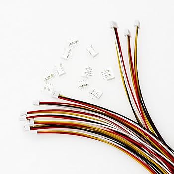 Amazon.com : HSF 20 Sets Mini Micro JST MX 1.25mm 4 Pin Male