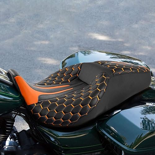 Miniatura 5 de TCT-MOTORPARTS Asiento de conductor y pasajero apto para Harley Touring Road King CVO Road Street Electra Glide Ultra Classic 2009-2023 Road Glide