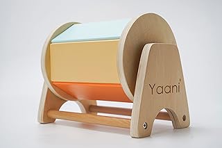 YAANI Montessori Spinning Drum Montessori Toy for Infants 6-12 Months 1 Year Old Babies Toddlers Best Baby Gift Idea