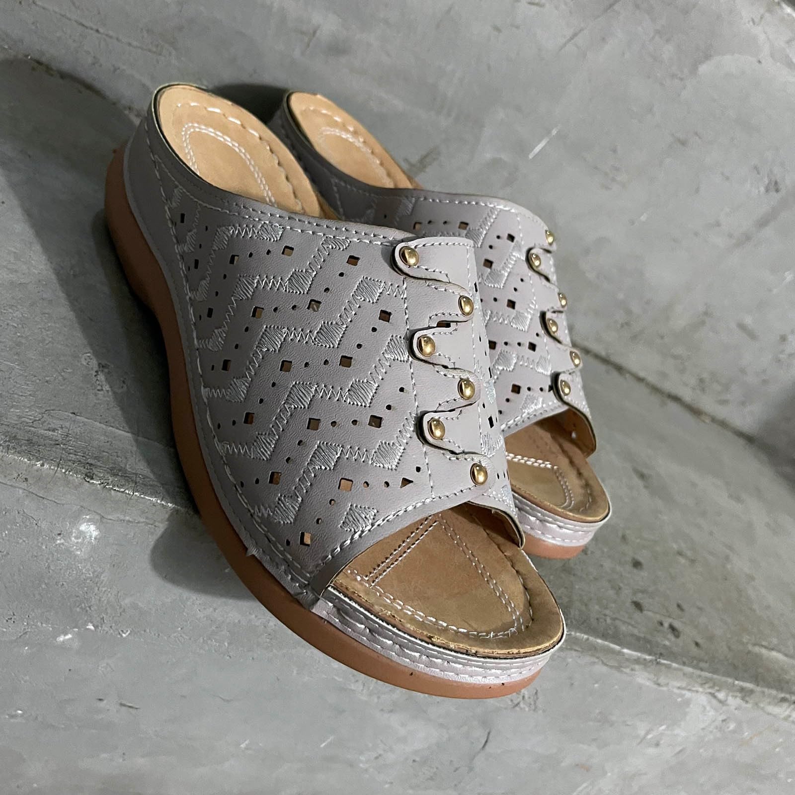 Pantuflas de playa para mujer, transpirables, transpirables, para verano, para mujer