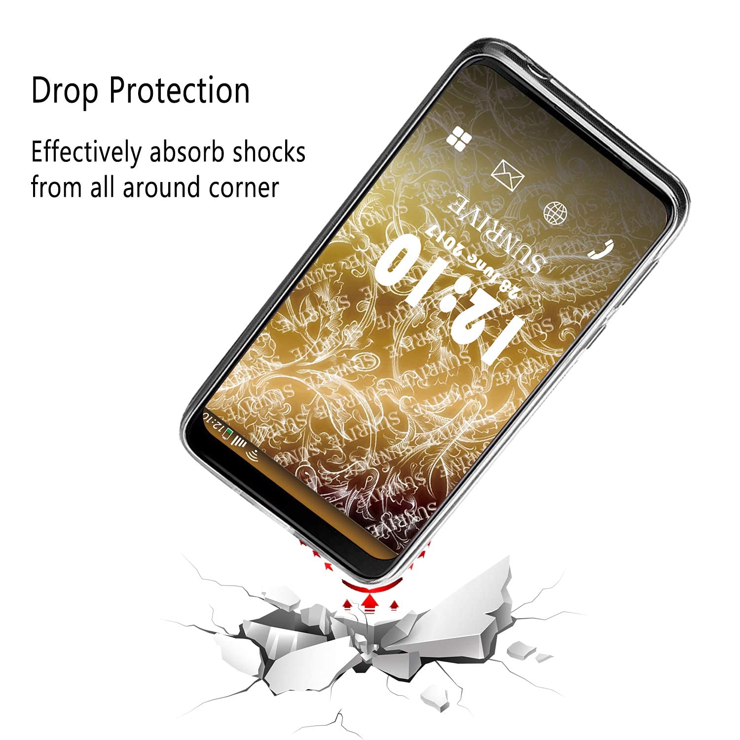 Cover Morbida In Silicone Trasparente Con Stampa Gatto Per Realme 8 5G