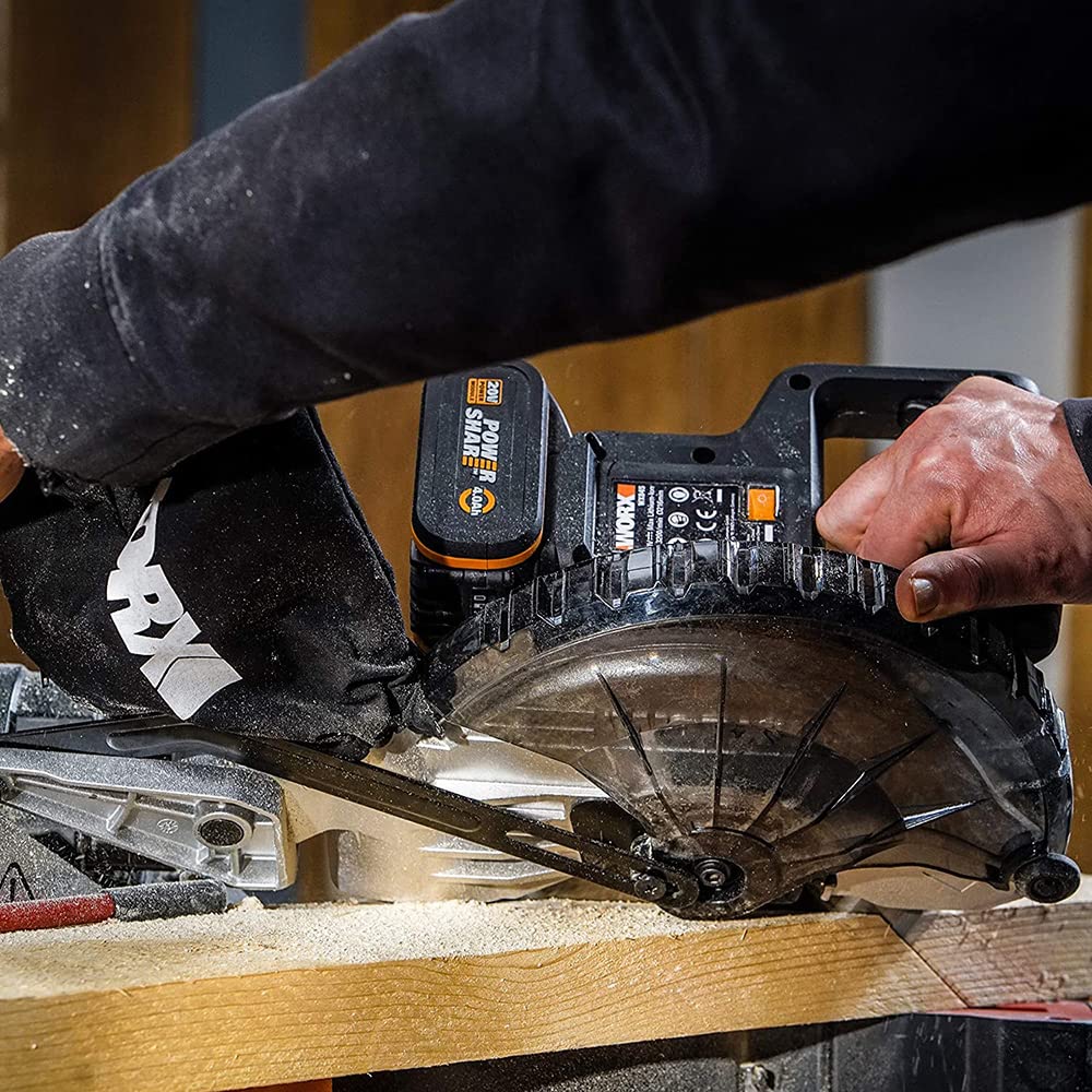 WORX WX845.9 Troncatrice scorrevole,220mm, senza batteria e caricabatterie