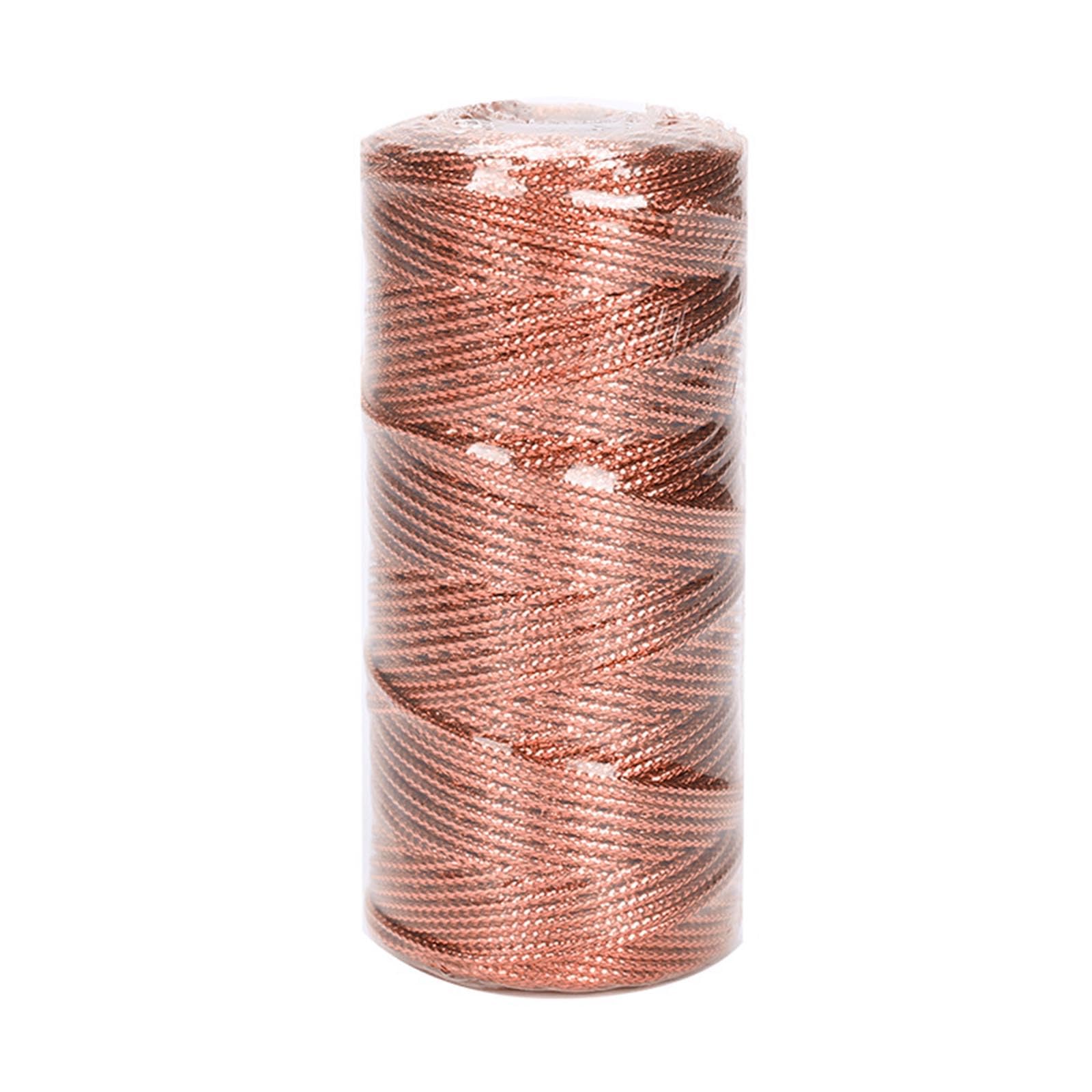 YWLUUOO 109 Yards Decorative Metallic Bakers Twine Wrapping Twine String for Wrap Craft Art Supplies