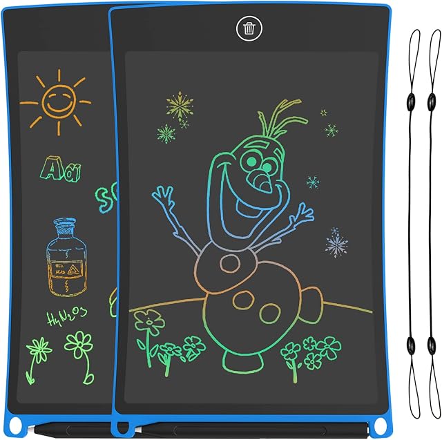 2 Pack LCD Writing Tablet 8.5 Inch, Drawing Pad for Kids,Learning Educational Toy, Birthday for Kids 2 3 4 5 6 Years Old Boy Girl