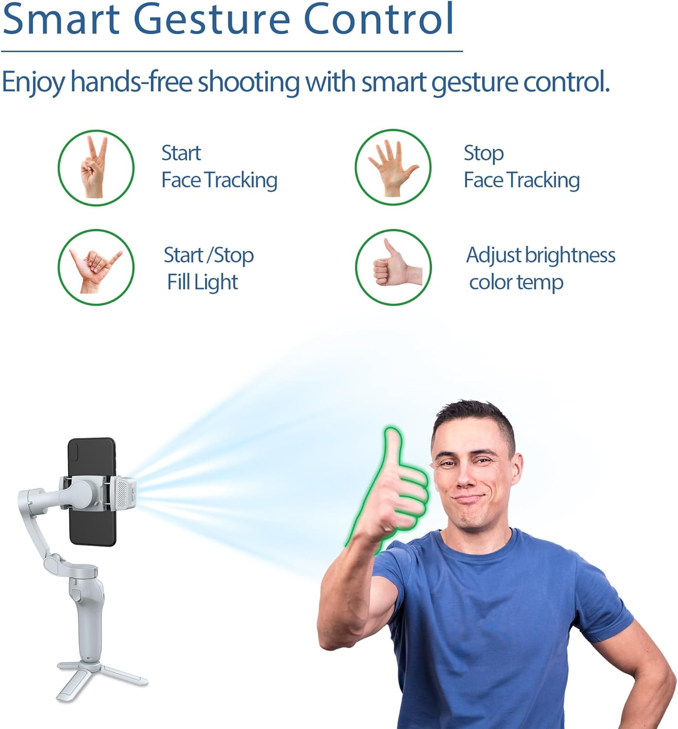 Smart Gesture Control for gimbal