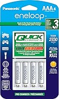 Vista 16 de eneloop Panasonic K-KJ55M3A4BA Cargador Rápido Individual Avanzado de 3 Horas para Baterías y Baterías Recargables Precargadas BK-4MCCA4BA AAA 2100