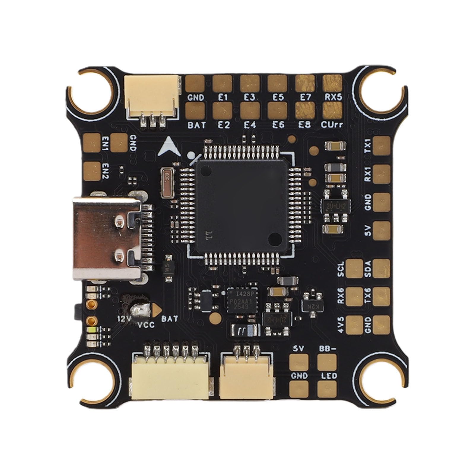 Topiky Podwójny moduł Kontrolera Lotu BEC 2S do 8S Kompatybilność Wysokiego Napięcia dla Profesjonalistów Dronów Wyścigowych FPV Rozmiar 36x36mm