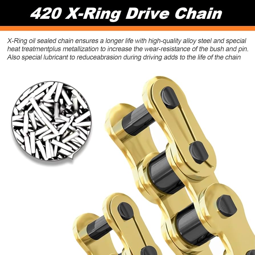 Amazon.com: 420 Chain X-Ring with Connecting Master Link, Gold(102