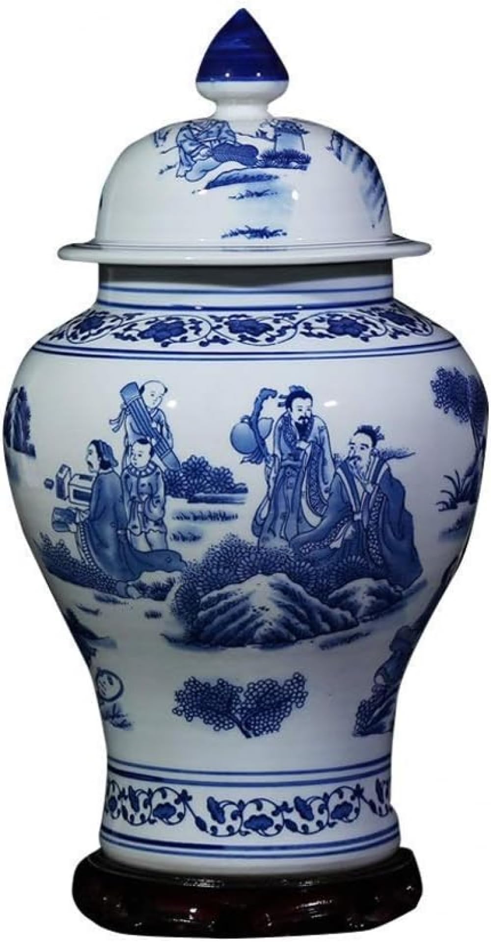 Vase en céramique 38 cm fait main | Décoration d'intérieur et salon moderne