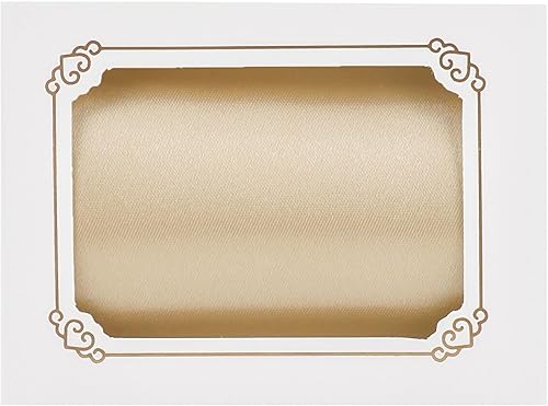 Miniatura 9 de MEEDEE Cinta de satén champán Lux - Cinta de satén de doble cara de 3 pulgadas, cinta de Navidad champán por 10 yardas, cinta de champán para árbol