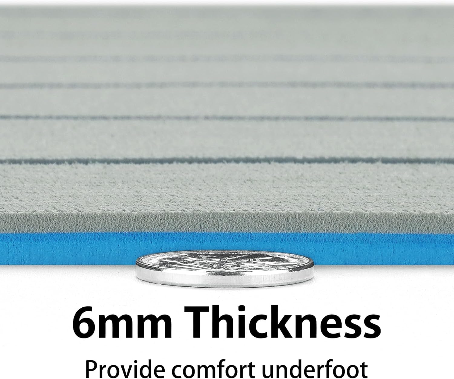ICOOP Boat Flooring Sea Deck Non-Slip EVA Foam Boat Decking Marine Vinyl Flooring Seadek Waterproof Hydro Turf Marine Mats for Boats Pontoon 94.5"x47"/36"/24"/16", 47.2"x15.8"